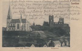 Hier geht es zur Karte mit dem Motiv 'Gerade fertiggestellte Kirche' Hier geht es zur Karte mit dem Motiv 'Gerade fertiggestellte Kirche'