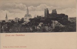 Hier geht es zur Karte mit dem Motiv 'Kaum bewachsener Burgberg im Jahr 1911' Hier geht es zur Karte mit dem Motiv 'Kaum bewachsener Burgberg im Jahr 1911'