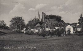 Hier geht es zur Karte mit dem Motiv 'Burg und Kirchen von einer Wiese gesehen' Hier geht es zur Karte mit dem Motiv 'Burg und Kirchen von einer Wiese gesehen'
