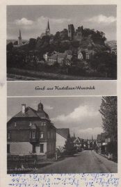 Hier geht es zur Karte mit dem Motiv 'Oben die Burg und unten die Bahnhofstraße'