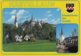 Hier geht es zur Karte mit dem Motiv '2 Bilder Kastellauns im Schinderhannesland'