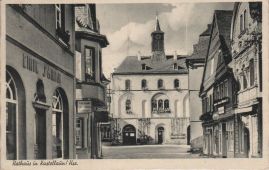 Hier geht es zur Karte mit dem Motiv 'Sattler und Friseur beim Rathaus'