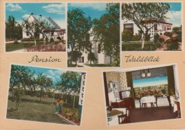 Hier geht es zur Karte mit dem Motiv 'Fünf Bilder der Pension Waldblick'