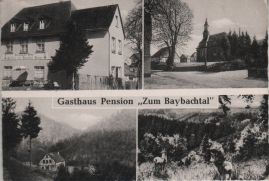 Hier geht es zur Karte mit dem Motiv 'Pension Zum Baybachtal und Blicke ins Tal'