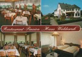 Hier geht es zur Karte mit dem Motiv 'Vier Bilder der Pension Waldesruh'