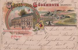 Hier geht es zur Karte mit dem Motiv 'Gezeichnete Lithografie aus dem Jahr 1904'