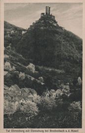 Hier geht es zur Karte mit dem Motiv 'Thronende Ehrenburg über Brodenbach'