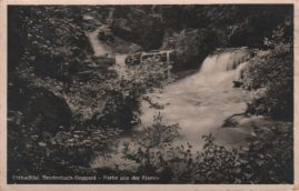 Hier geht es zur Karte mit dem Motiv 'Schäumender Wasserfall in der Klamm'