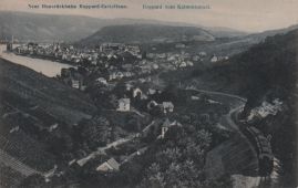Hier geht es zur Karte mit dem Motiv 'Zug kurz vor dem Zielort Boppard' Hier geht es zur Karte mit dem Motiv 'Zug kurz vor dem Zielort Boppard'