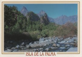 Hier geht es zur Karte mit dem Motiv 'Ein Wasserlauf in der Caldera'