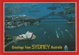 Hier geht es zur Karte mit dem Motiv 'Luftbild des Hafens von Sydney'