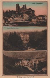 Hier geht es zur Karte mit dem Motiv 'Burg Castellaun, Balduinseck und die Waldeck'