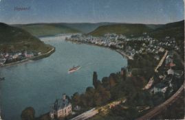 Hier geht es zur Karte mit dem Motiv 'Blick über die gesamte Stadt am Rhein'