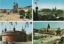Hier geht es zur Karte mit dem Motiv 'Barbakan, Hauptmarkt und Wawel'
