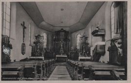 Hier geht es zur Karte mit dem Motiv 'Innenansicht der katholischen Pfarrkirche'