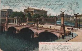 Hier geht es zur Karte mit dem Motiv 'Straßenbahn auf der Friedrichsbrücke'