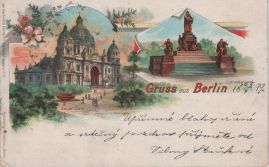 Hier geht es zur Karte mit dem Motiv 'Dom und Lutherdenkmal 1899'