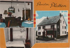 Hier geht es zur Karte mit dem Motiv 'Drei Bilder der Pension Platten'