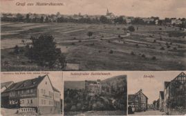 Hier geht es zur Karte mit dem Motiv 'Fachwerkhäuser und das Gasthaus'