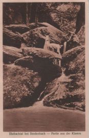 Hier geht es zur Karte mit dem Motiv 'Kletterpartie an der Klamm'