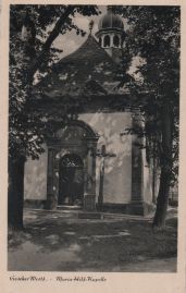 Hier geht es zur Karte mit dem Motiv 'Kapelle bei schönem Wetter' Hier geht es zur Karte mit dem Motiv 'Kapelle bei schönem Wetter'