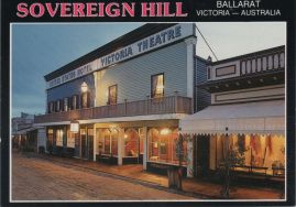 Hier geht es zur Karte mit dem Motiv 'Sovereign Hill in der Dämmerung'