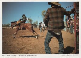 Hier geht es zur Karte mit dem Motiv 'Stockmen in Fitzway Crossing beim Rodeo'