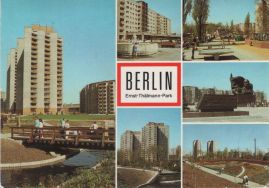 Hier geht es zur Karte mit dem Motiv 'Hochhäuser, Blumen und Wasser'