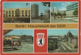 Hier geht es zur Karte mit dem Motiv 'Palast der Republik und Friedrichstadtpalast'