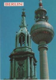 Hier geht es zur Karte mit dem Motiv 'Fernsehturm und Marienkirche'