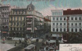 Hier geht es zur Karte mit dem Motiv 'Kutschen und Straßenbahn unterwegs'