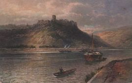 Hier geht es zur Karte mit dem Motiv 'Boote und Schiffe unterhalb der Ruine Rheinfels' Hier geht es zur Karte mit dem Motiv 'Boote und Schiffe unterhalb der Ruine Rheinfels'
