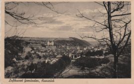 Hier geht es zur Karte mit dem Motiv 'Blick von oben auf Gemünden'