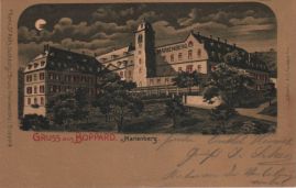 Hier geht es zur Karte mit dem Motiv 'Ein Kloster bei Mondschein'