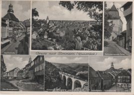 Hier geht es zur Karte mit dem Motiv 'Vier Bilder mit der Stephanskirche'