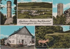 Hier geht es zur Karte mit dem Motiv 'Zwei Türme und ein Gasthaus'