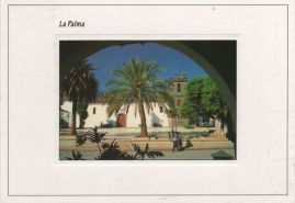 Hier geht es zur Karte mit dem Motiv 'Palme auf dem Plaza Espana'