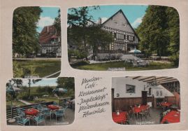 Hier geht es zur Karte mit dem Motiv 'Jagdzimmer und Terrasse'
