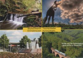 Hier geht es zur Karte mit dem Motiv 'Ein Esel, ein Zug und ein Wasserfall'