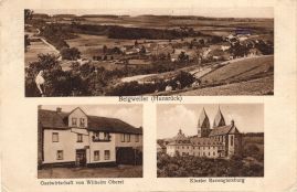 Hier geht es zur Karte mit dem Motiv 'Dorfpanorama mit Menschen'