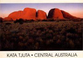 Hier geht es zur Karte mit dem Motiv 'Rot leuchtender Felsen im Outback'