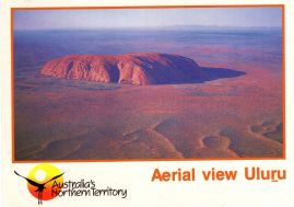 Hier geht es zur Karte mit dem Motiv 'Uluru aus größerer Höhe'