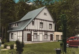 Hier geht es zur Karte mit dem Motiv 'Mit dem Käfer zum Gästehaus'