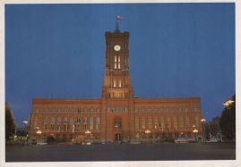 Hier geht es zur Karte mit dem Motiv 'Blaue Stunde und Rotes Rathaus'