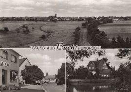 Hier geht es zur Karte mit dem Motiv 'Forsthaus, Geschäft und Kirche'