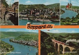 Hier geht es zur Karte mit dem Motiv 'Boppard von oben und mehr'