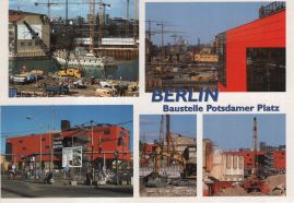 Hier geht es zur Karte mit dem Motiv 'Fünf Ansichten der Großbaustelle in Berlin'