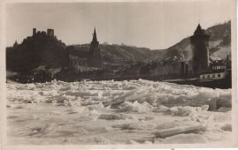 Hier geht es zur Karte mit dem Motiv 'Der vereiste Rhein vor der Kulisse Oberwesels' Hier geht es zur Karte mit dem Motiv 'Der vereiste Rhein vor der Kulisse Oberwesels'