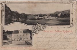 Hier geht es zur Karte mit dem Motiv 'Menschen vor Schloss Reifenthal'